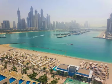 пляж Aloft Palm Jumeirah